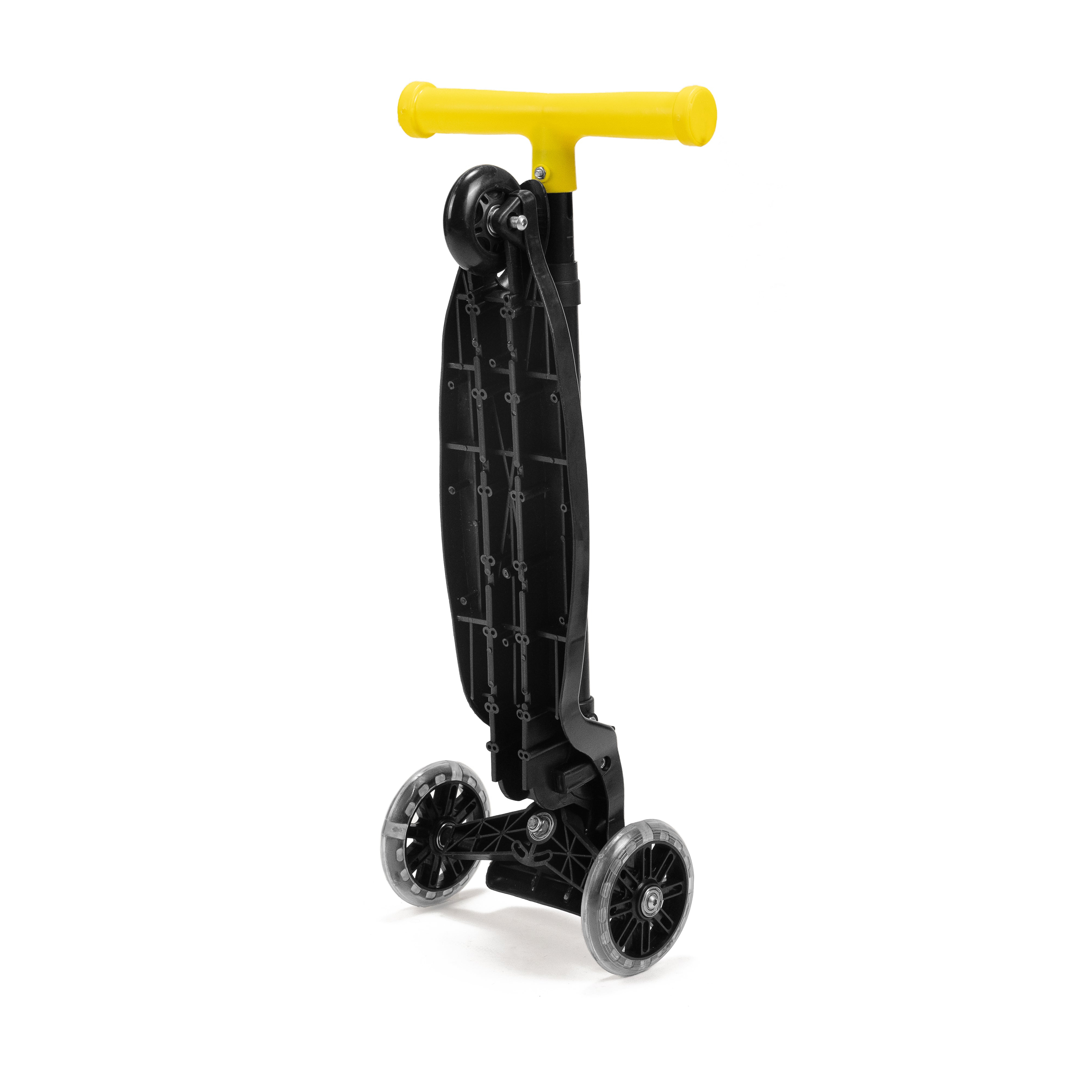 3 Wheel Foldable Kids Scooter with LED Lights and 4 Level Adjustable Handle Bar | Vroom Vroom