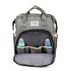 3-in-1 Water Resistant Diaper Bag Maternity Backpack With Baby Bed And Changing Station, Large Capacity 11 Compartments With Insulated Bottle Holders And USB Charging | Rest Nest