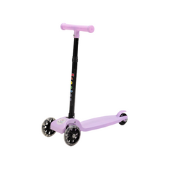 3 Wheel Foldable Kids Scooter with LED Lights and 4 Level Adjustable Handle Bar | Vroom Vroom