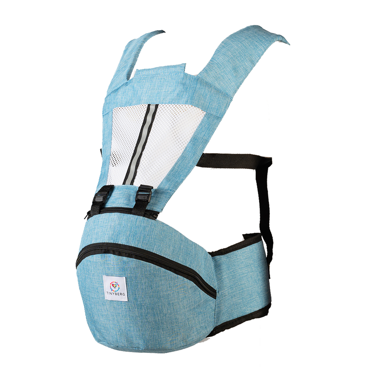 4-in-1 Positions Adjustable Baby Carrier With Hip Seat And Storage | CuddleHipsy